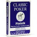 Карты игральные Piatnik "Classic Poker", цвет: синий, 55 карт