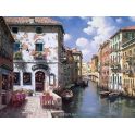 Живопись на холсте "Венецианские дома", 40 х 50 см