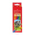 Цветные карандаши JUMBO, набор цветов, в картонной коробке, 6 шт.
