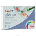 Пастель для ткани Pentel "Fabric Fun", 15 цветов