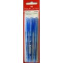 Faber-Castell Ручка шариковая CX5 цвет синий 3 шт