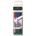 Faber-Castell Капиллярная ручка Multimark M для письма на пленке 4 цвета