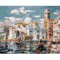 Живопись на холсте "Венеция. Церковь Сан Джеремия", 40 х 50 см