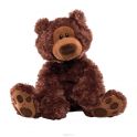 Gund Мягкая игрушка Philbin Bear Chocolate 33 см