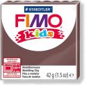Глина для рукоделия "Fimo Kids", цвет: коричневый, 42 г