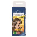 Faber-Castell Капиллярные ручки с кисточкой Manga Kaoiro 6 цветов