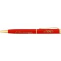 Ручка шариковая С 8 Марта цвет корпуса красный золотистый цвет чернил синий 1502753