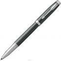 Parker Ручка роллер IM Premium цвет футляра зеленый цвет чернил черный