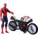 Spider Man Игрушка фигурка Человек паук и мотоцикл