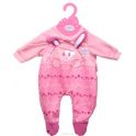 Zapf Creation Одежда для куклы BABY born 824-566, цвет: розовый