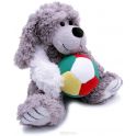 Magic Bear Toys Мягкая игрушка Собака Шэлдон с мячом 23 см