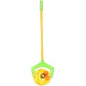 Пластмастер Игрушка-каталка Фрукты цвет желтый зеленый