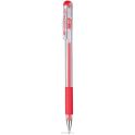Гелевая ручка Pentel Hybrid Gel Grip, стержень 0.6 мм, цвет чернил: красный