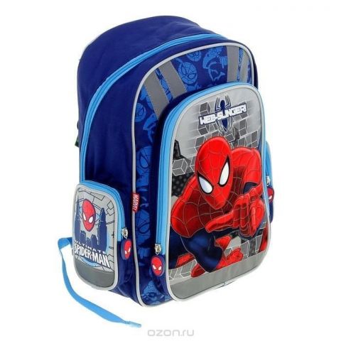 Рюкзак эргономичный с  EVA-спинкой.  Размер 38 x 29 x 13 см, Spider-man