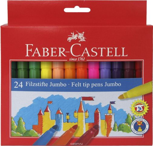 Faber-Castell Фломастеры Jumbo 24 цвета