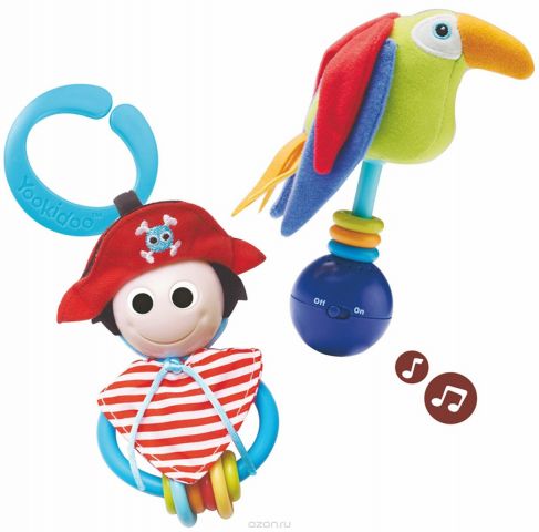 Yookidoo Игровой набор Пират и его попугай