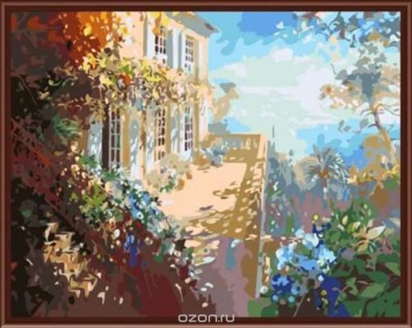 Набор для рисования по номерам Цветной "Утренняя терраса", 40 x 50 см