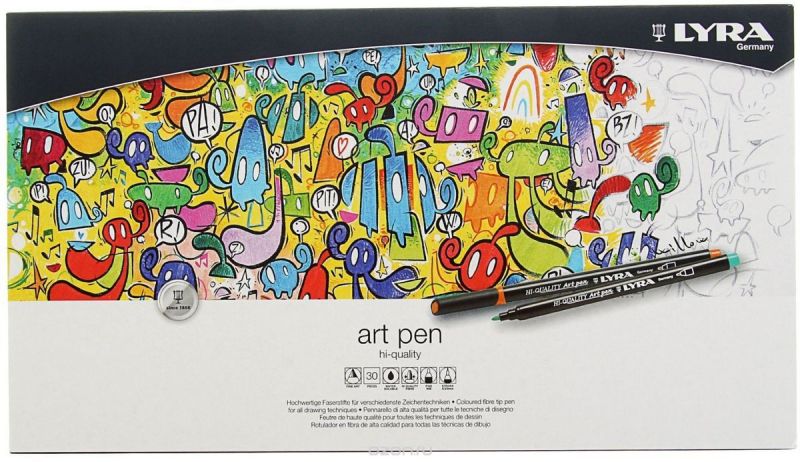 LYRA Набор фломастеров Hi-Quality Art Pen 30 цветов