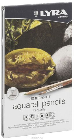 Lyra Набор художественных цветных карандашей Rembrandt Aquarell 12 шт