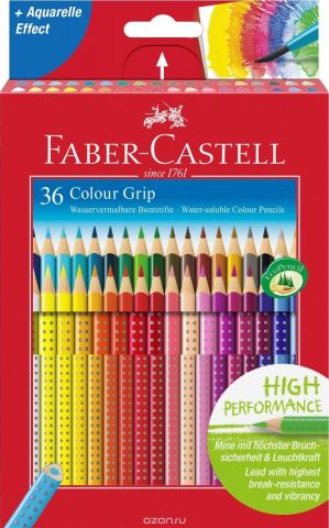 Faber-Castell Набор цветных карандашей Grip 2001 36 цветов