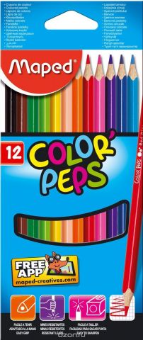 Maped Набор цветных карандашей Colorpeps 12 цветов