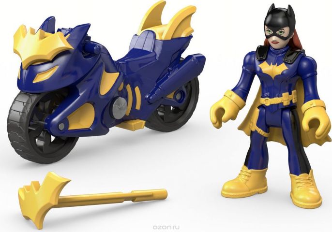 Imaginext Игровой набор DC Super Friends Batgirl & Cycle