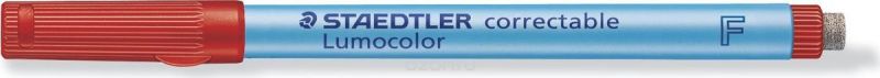 Staedtler Маркер Lumocolor с ластиком 0,6 мм цвет чернил красный