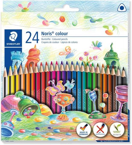 Staedtler Набор цветных карандашей Noris Colour Wopex 24 цвета