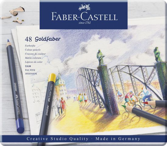 Faber-Castell Набор цветных карандашей Goldfaber 48 цветов