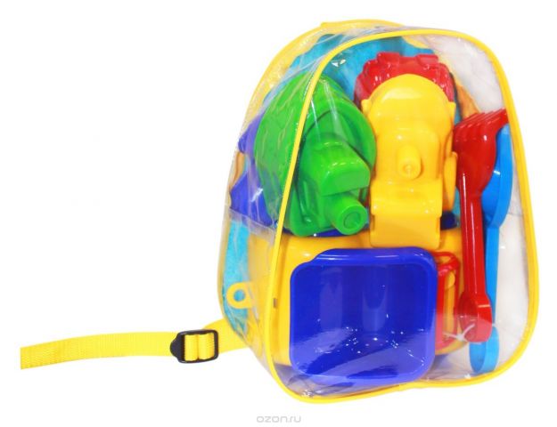 Пластмастер Игрушка для песочницы Подарочный набор Лето в рюкзачке №1