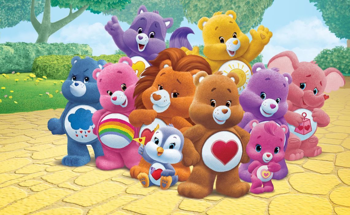 Мультик про разноцветных мишек с рисунком на животе