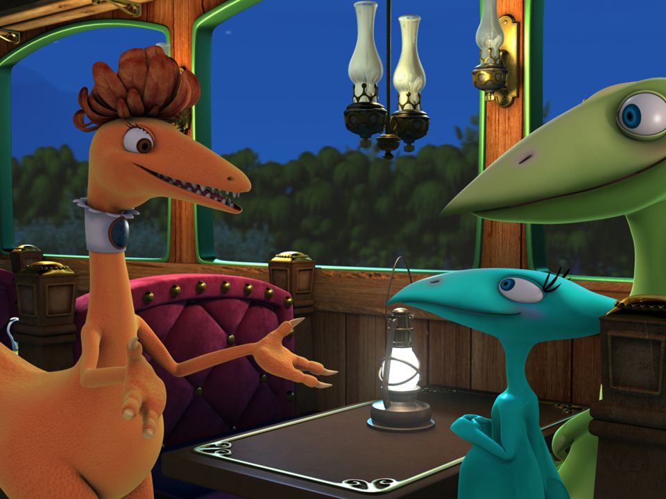 Мультсериал "Поезд динозавров" - детские мультфильмы на кана