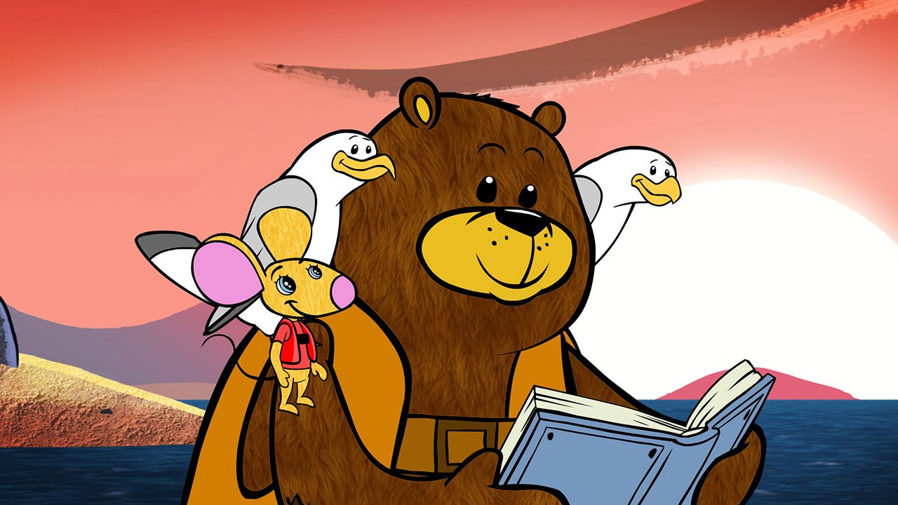 I am a big bear. Big Bear and Squeak. Big Squeaks.