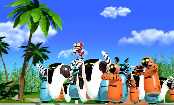 Мультсериал «Я и мой робот» детские мультфильмы на