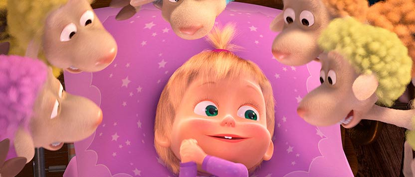 Анимационный сериал «Маша и Медведь»: «Колыбельная»